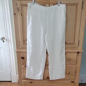 Chico's Linen Wide Leg Pants